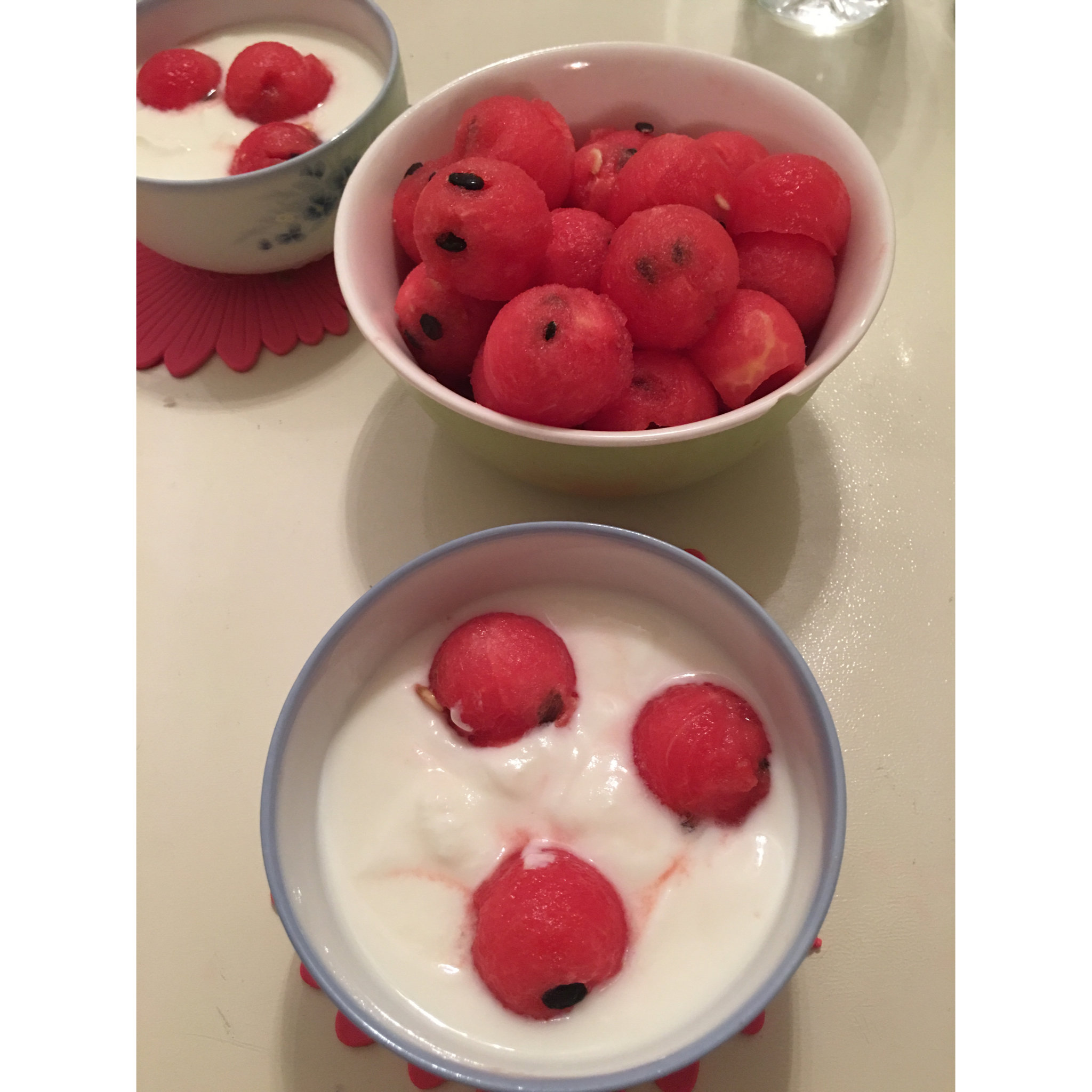 【西瓜酸奶图片】1s_emily_下厨房