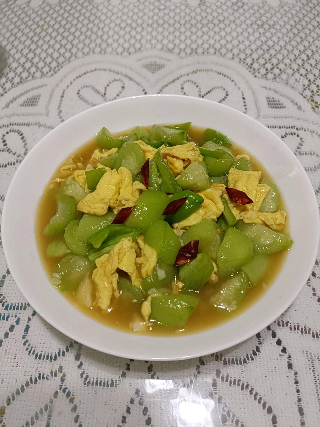 夏季美味家常菜！丝瓜炒鸡蛋