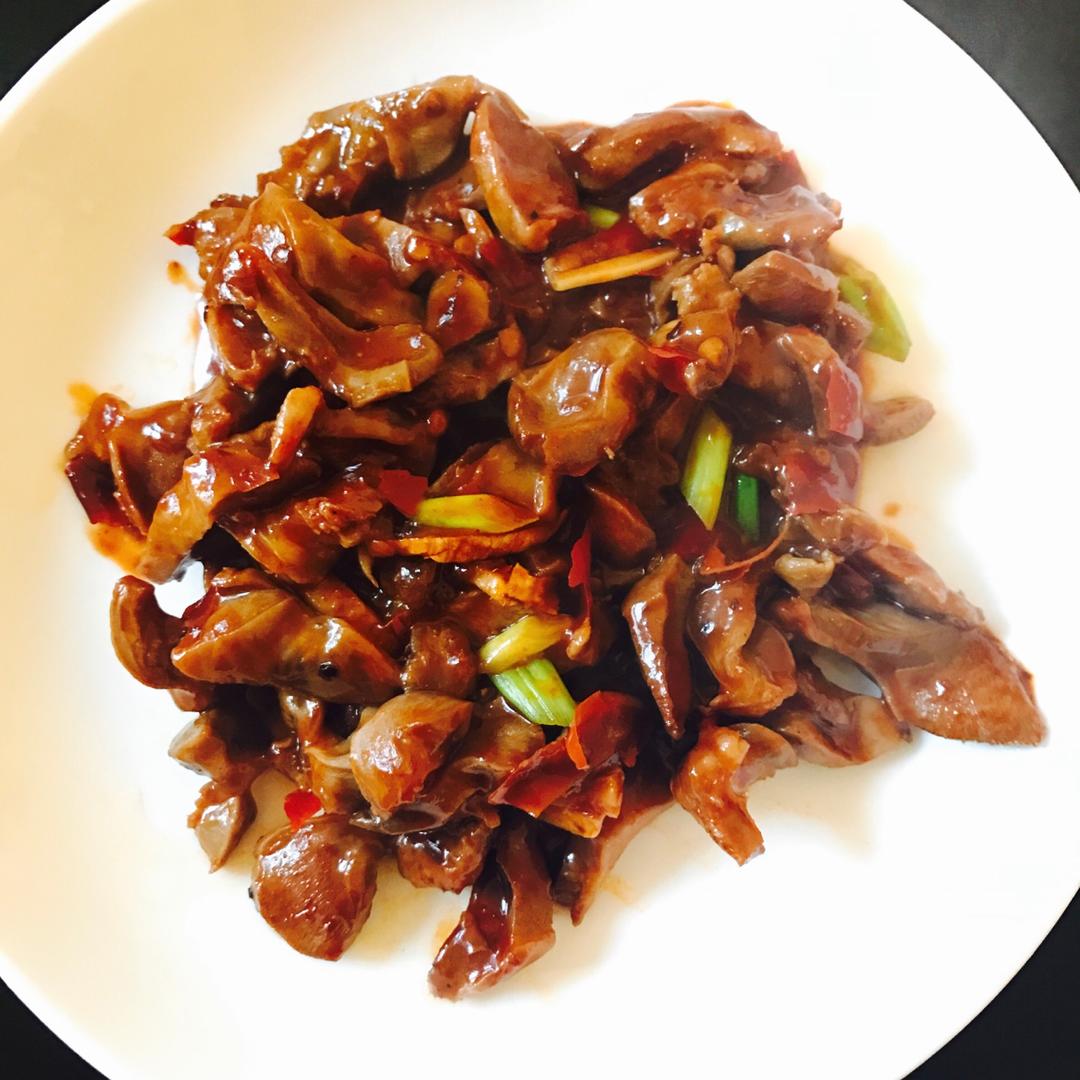 小炒鸭胗
