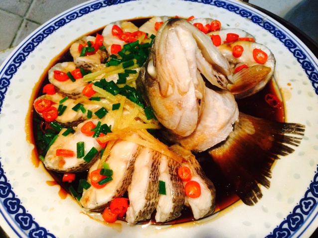 孔雀开屏清蒸鱼