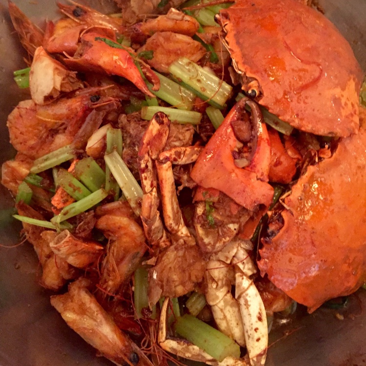 干锅香辣虾