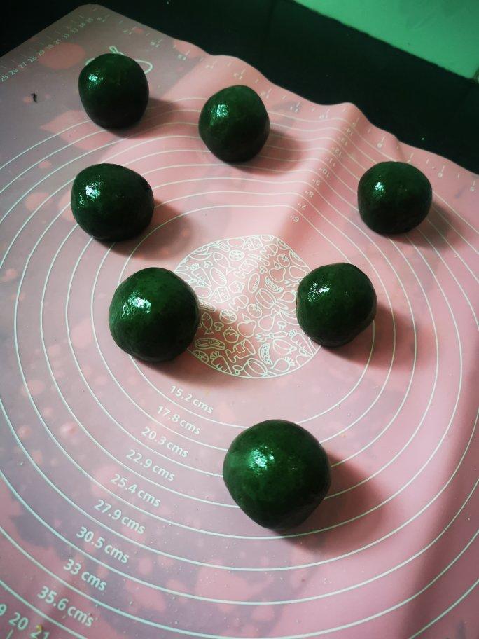 《Tinrry+》咸蛋黄肉松青团+红豆沙青团