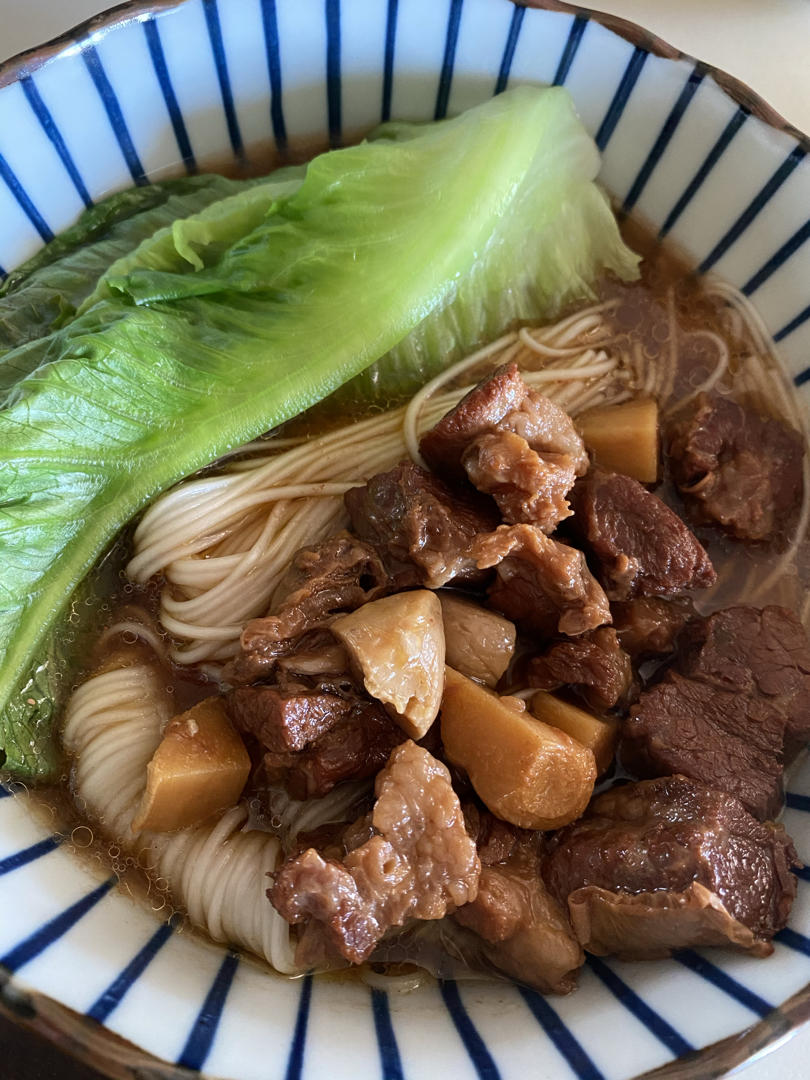 qjgloria做的广式牛腩牛腩面