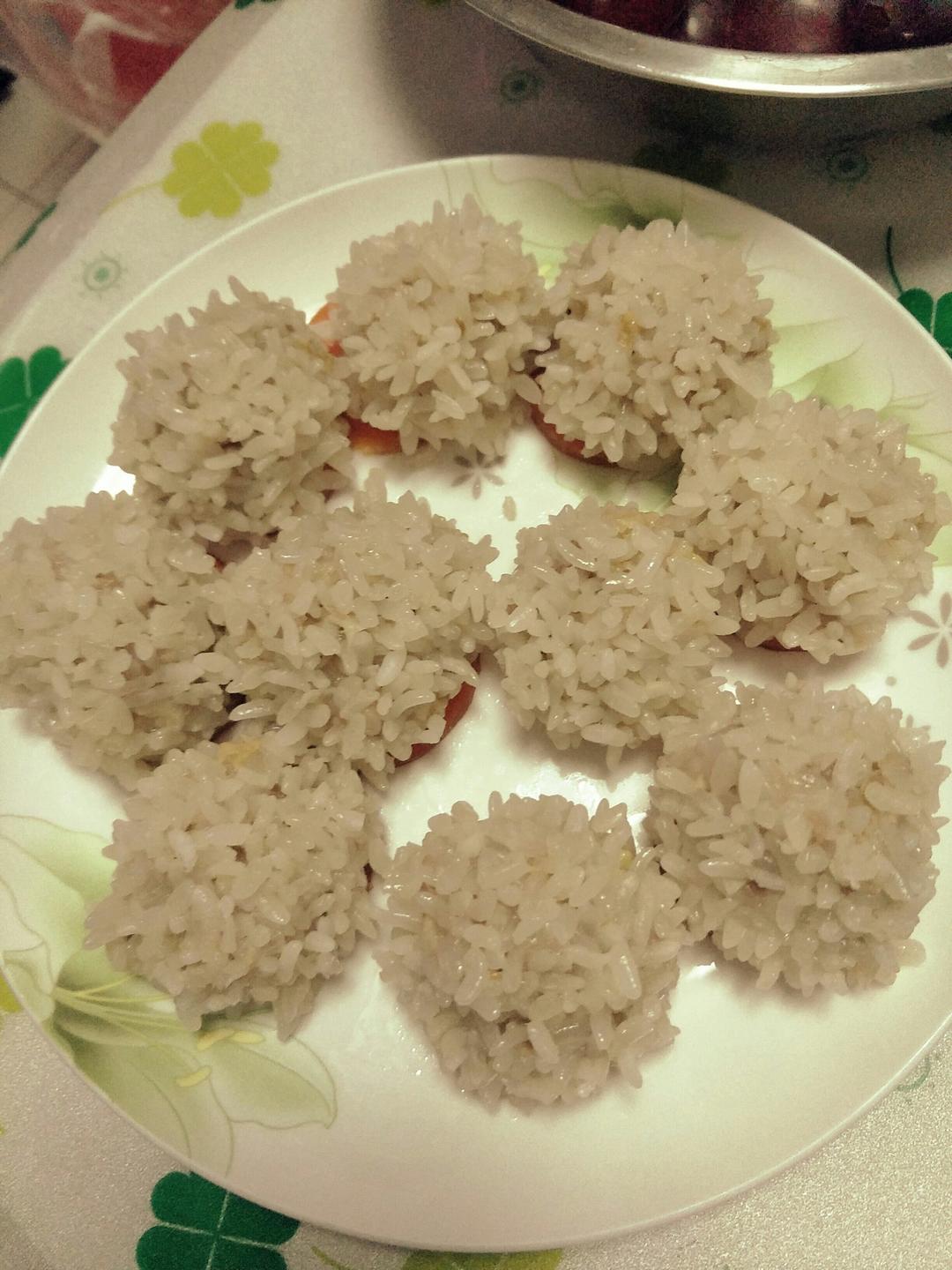 蒸糯米丸子
