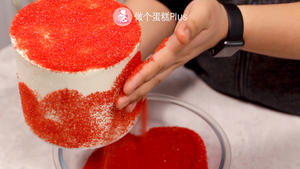 彩色砂糖蛋糕的做法 步骤8