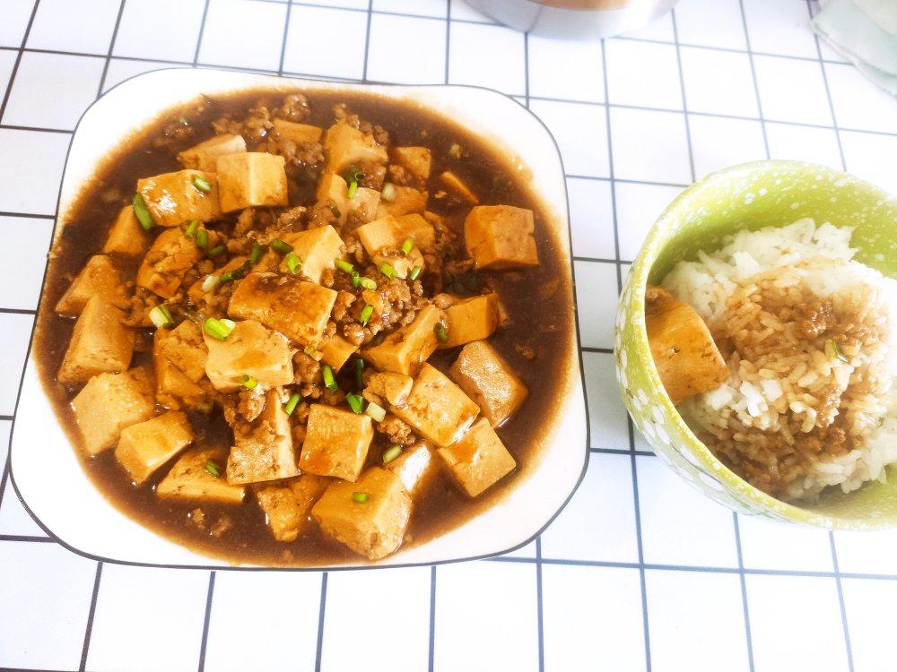 拌饭巨香的肉末豆腐!零失败菜谱!🌸