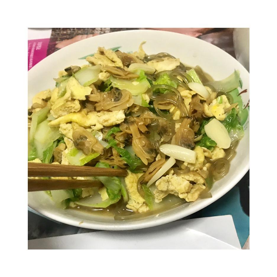 蛤蜊干儿炒小白菜