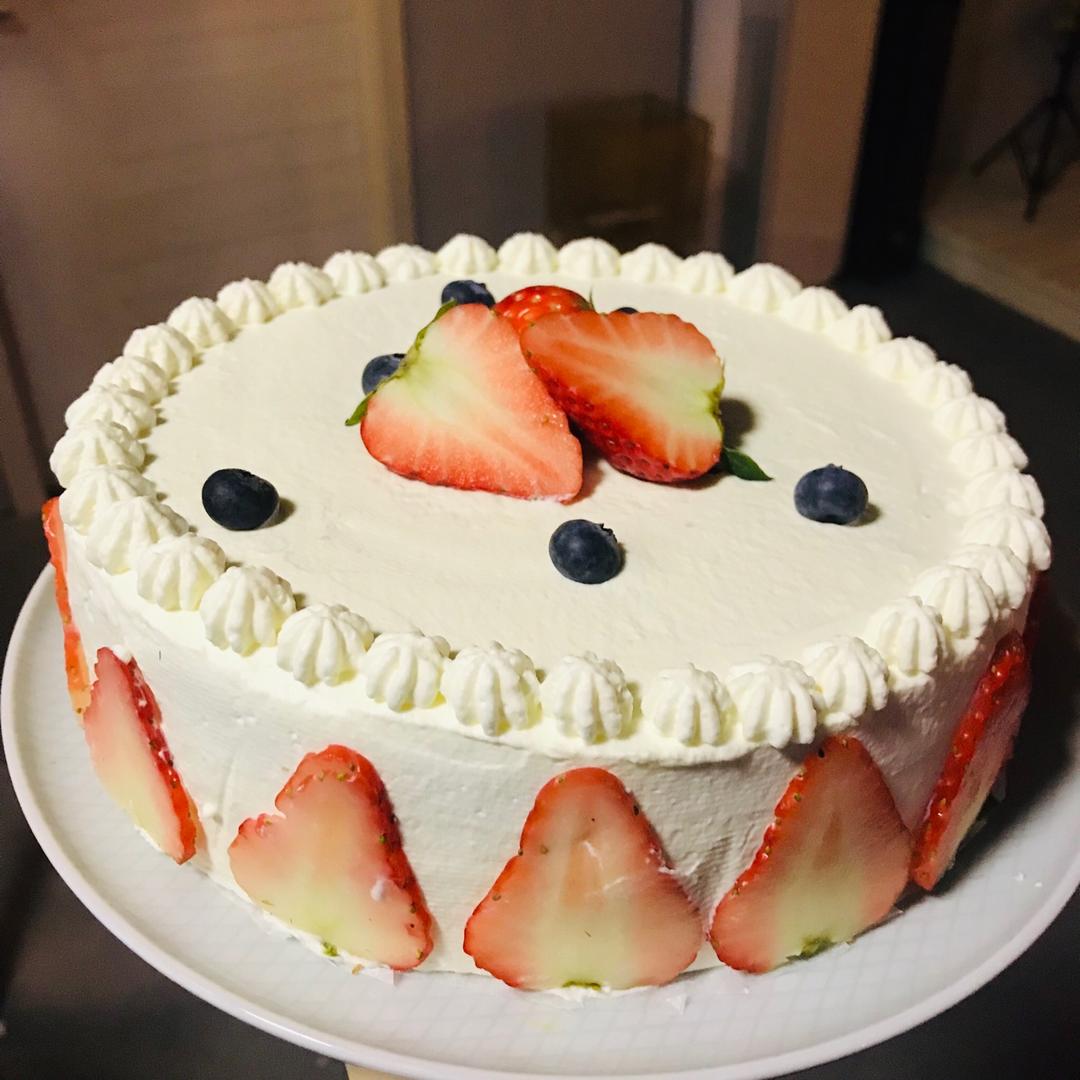 超好记八寸戚风蛋糕（后蛋法）