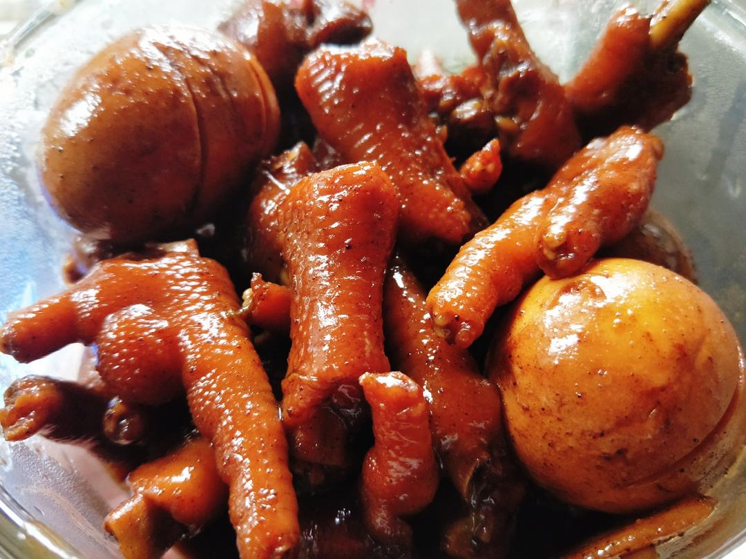 五香卤鸡爪