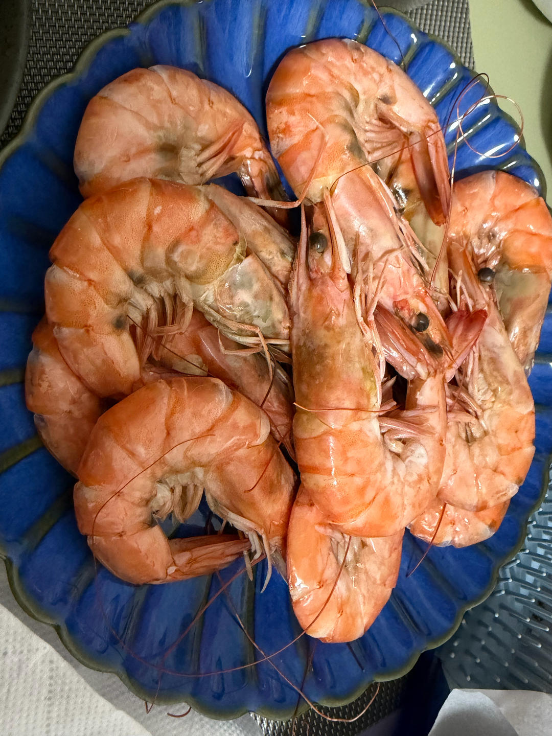 水煮虾（灵魂蘸料汁很关键哈😄）