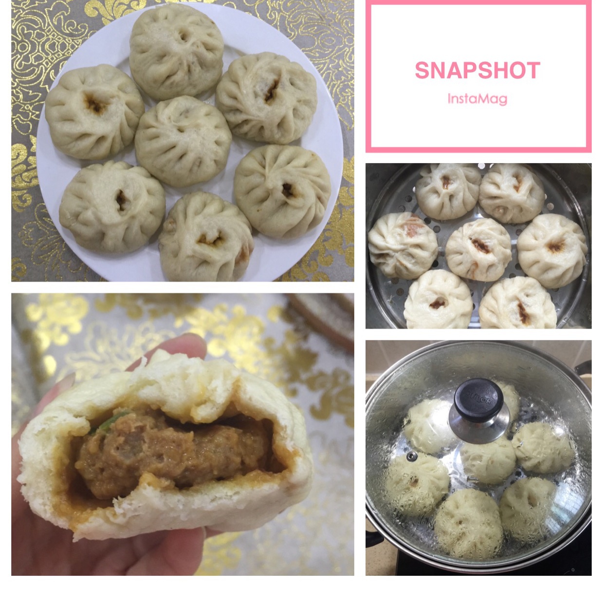 基础肉包做法 Steamed Dumplings