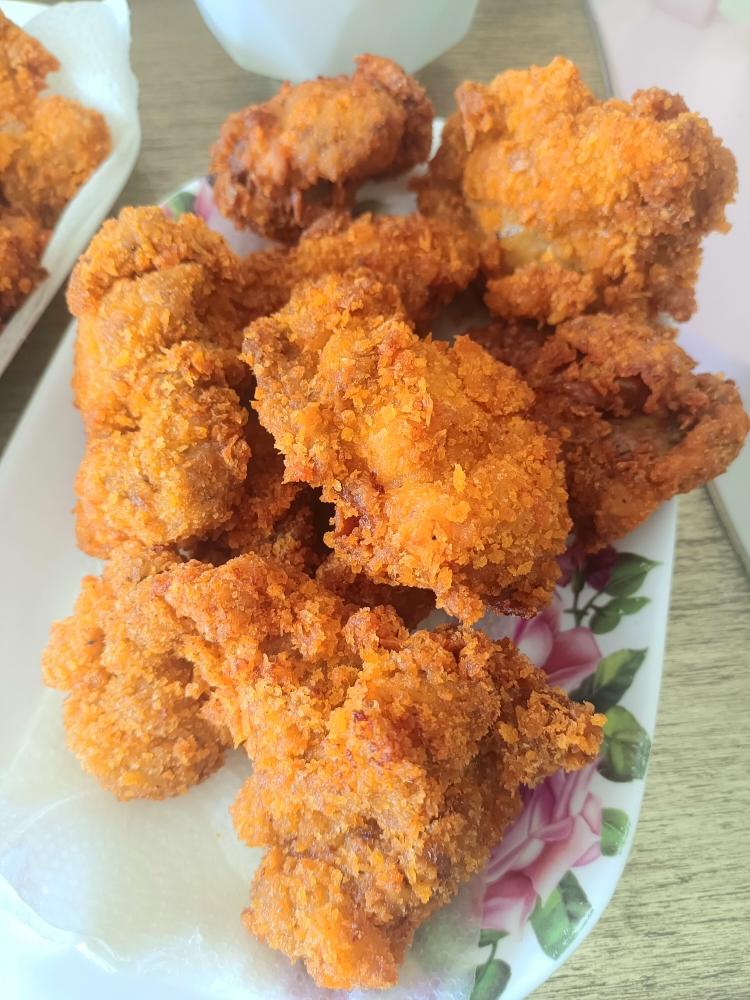 蒜香炸鸡腿