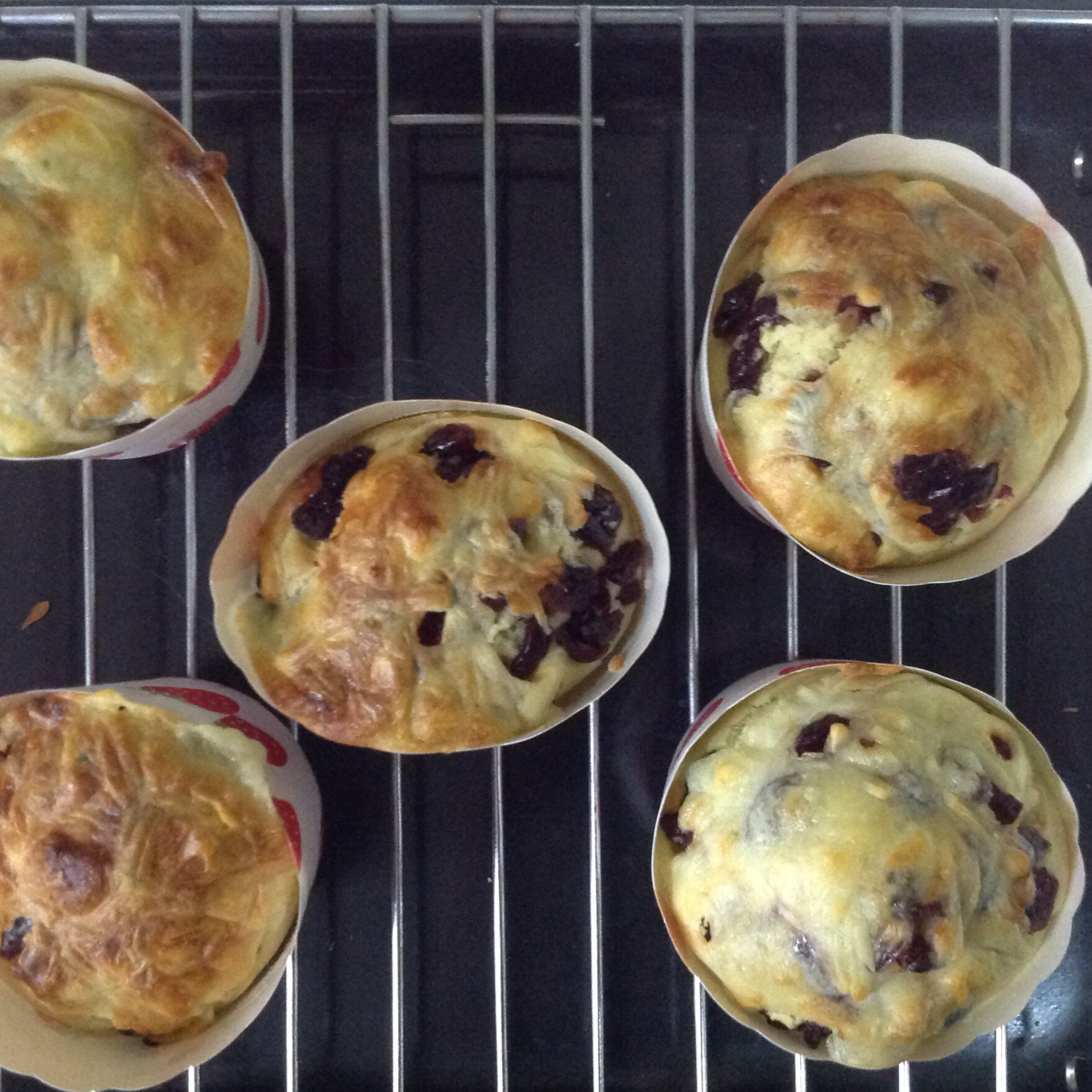 少女心的香蕉蔓越莓玛芬