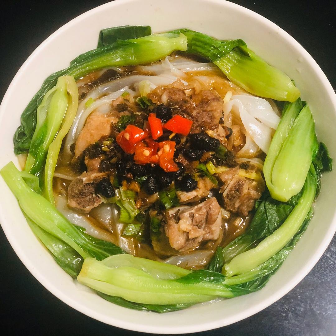 超级简单版 排骨蒸陈村粉