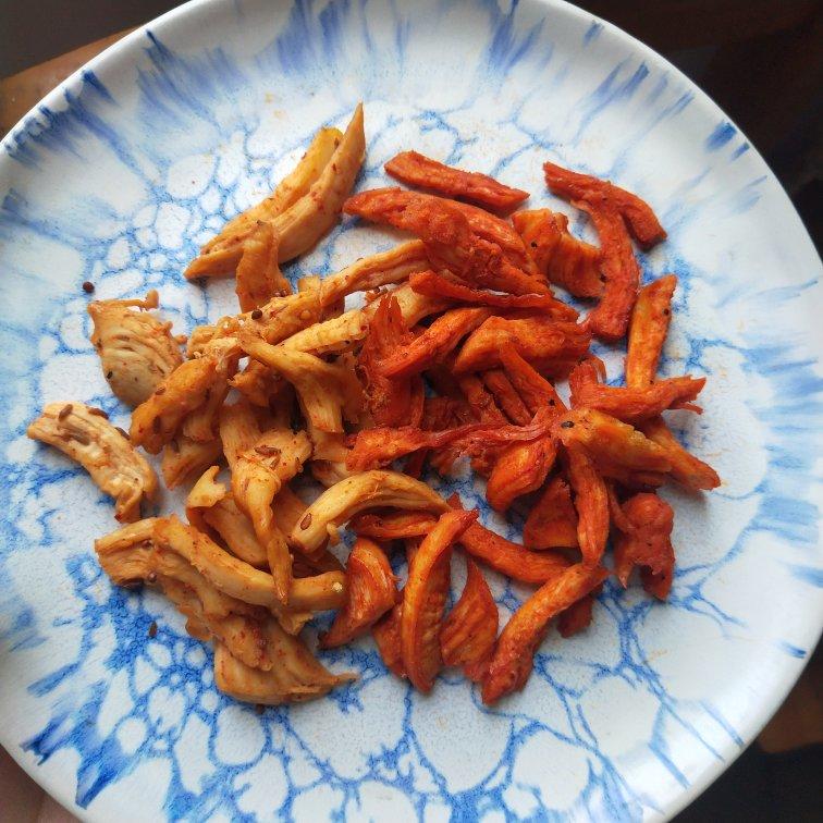 番茄罗勒烤鸡肉干(高蛋白快手零食)