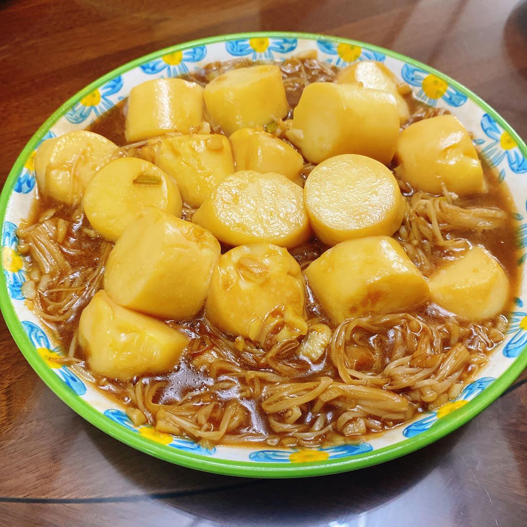 爆好吃的金针菇日本豆腐🔥超简单的家常菜谱～