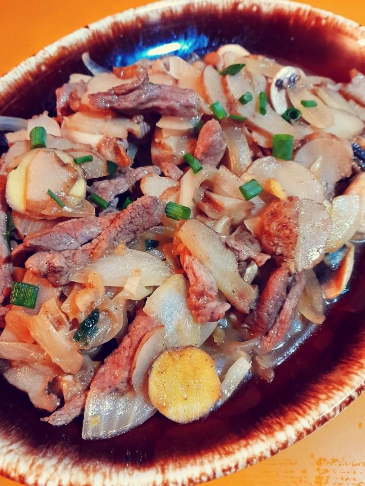 2分钟～洋姜炒肉丝
