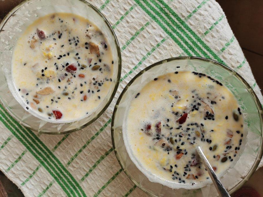 牛奶鸡蛋醪糟 冬日里最爱的甜品汤