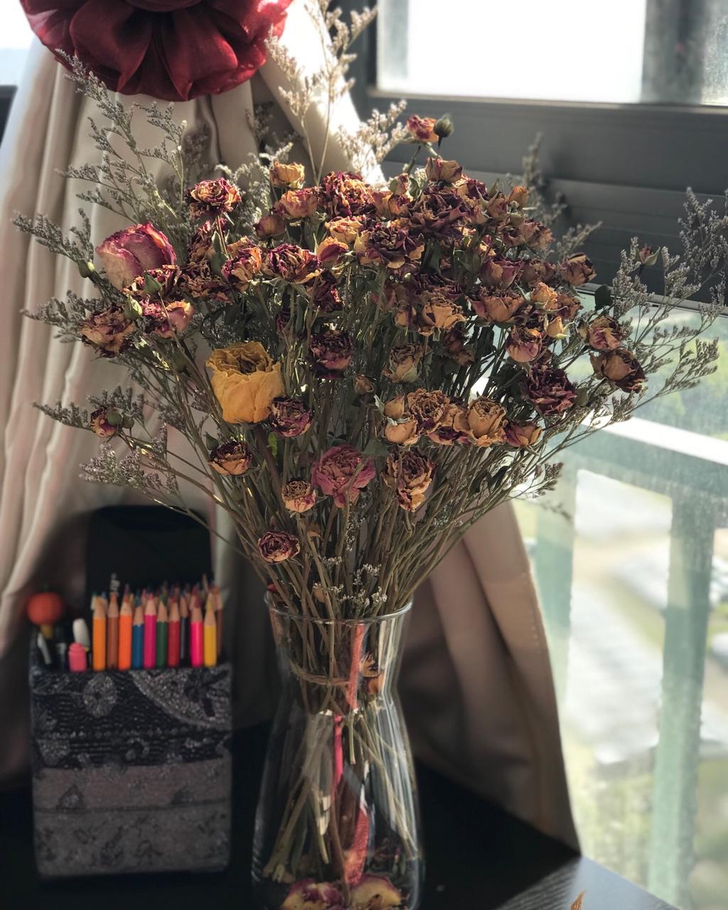 玫瑰花变干花永远保存你的爱