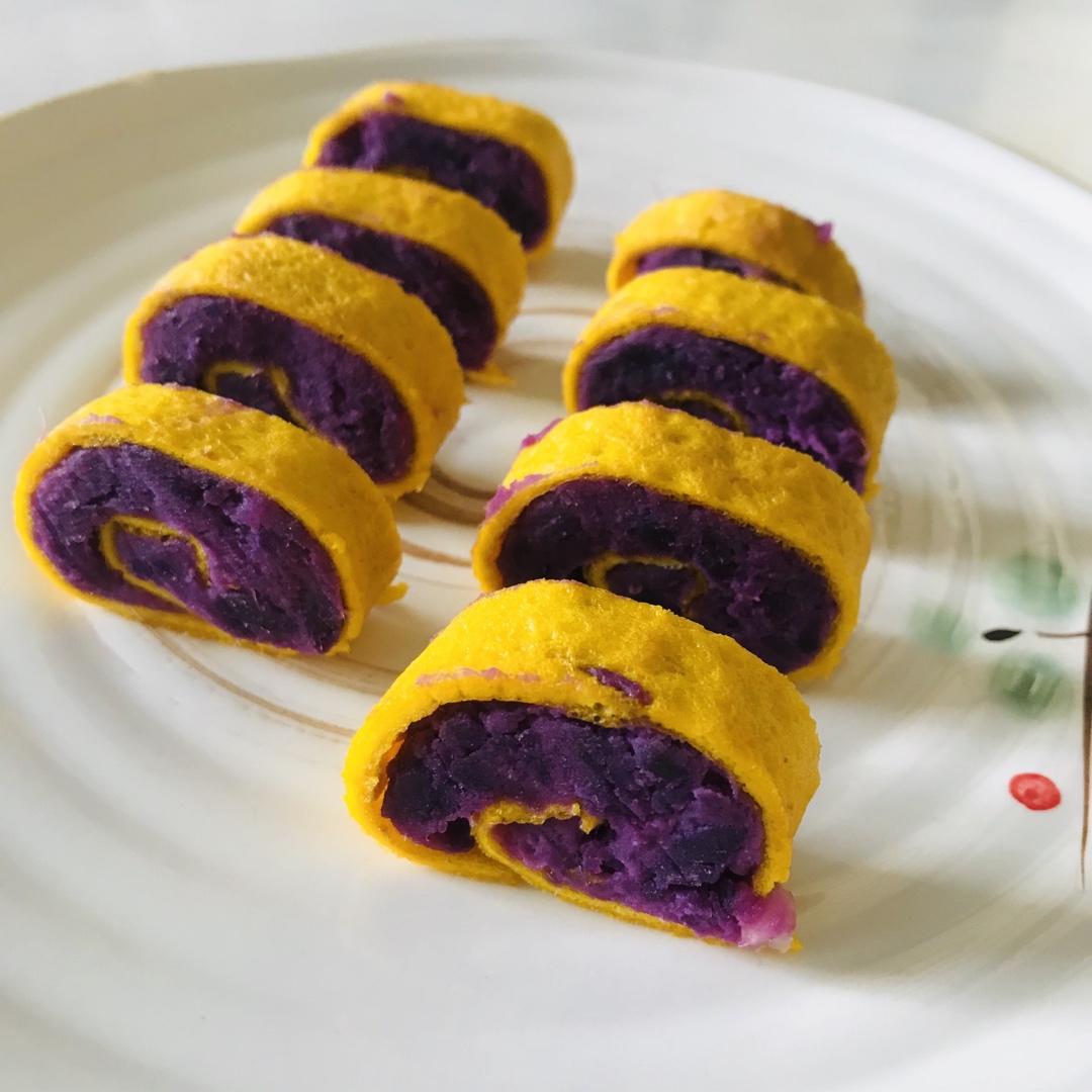 紫薯卷（宝宝辅食）