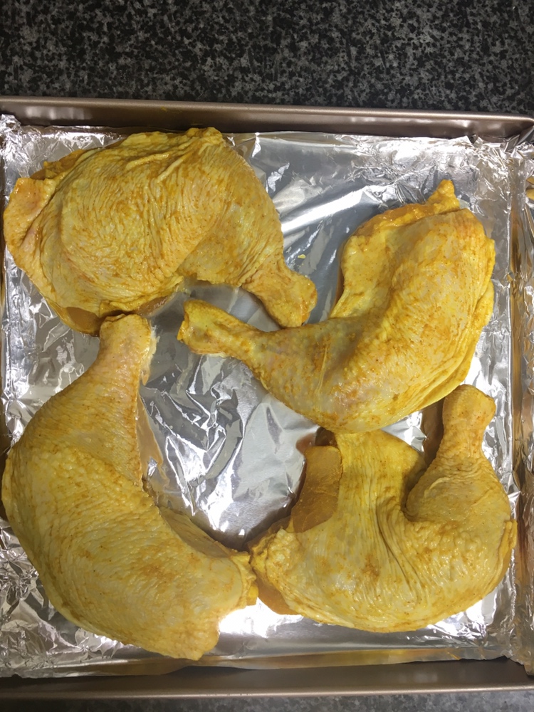 快手烤箱盐焗鸡的做法 步骤5