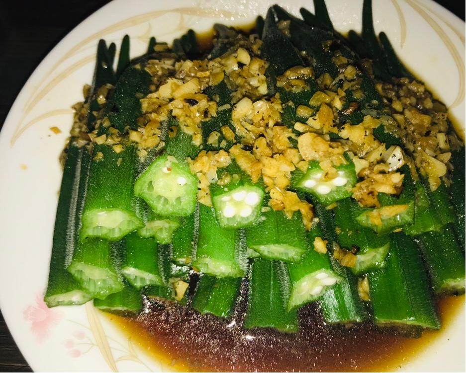 蒜蓉秋葵
