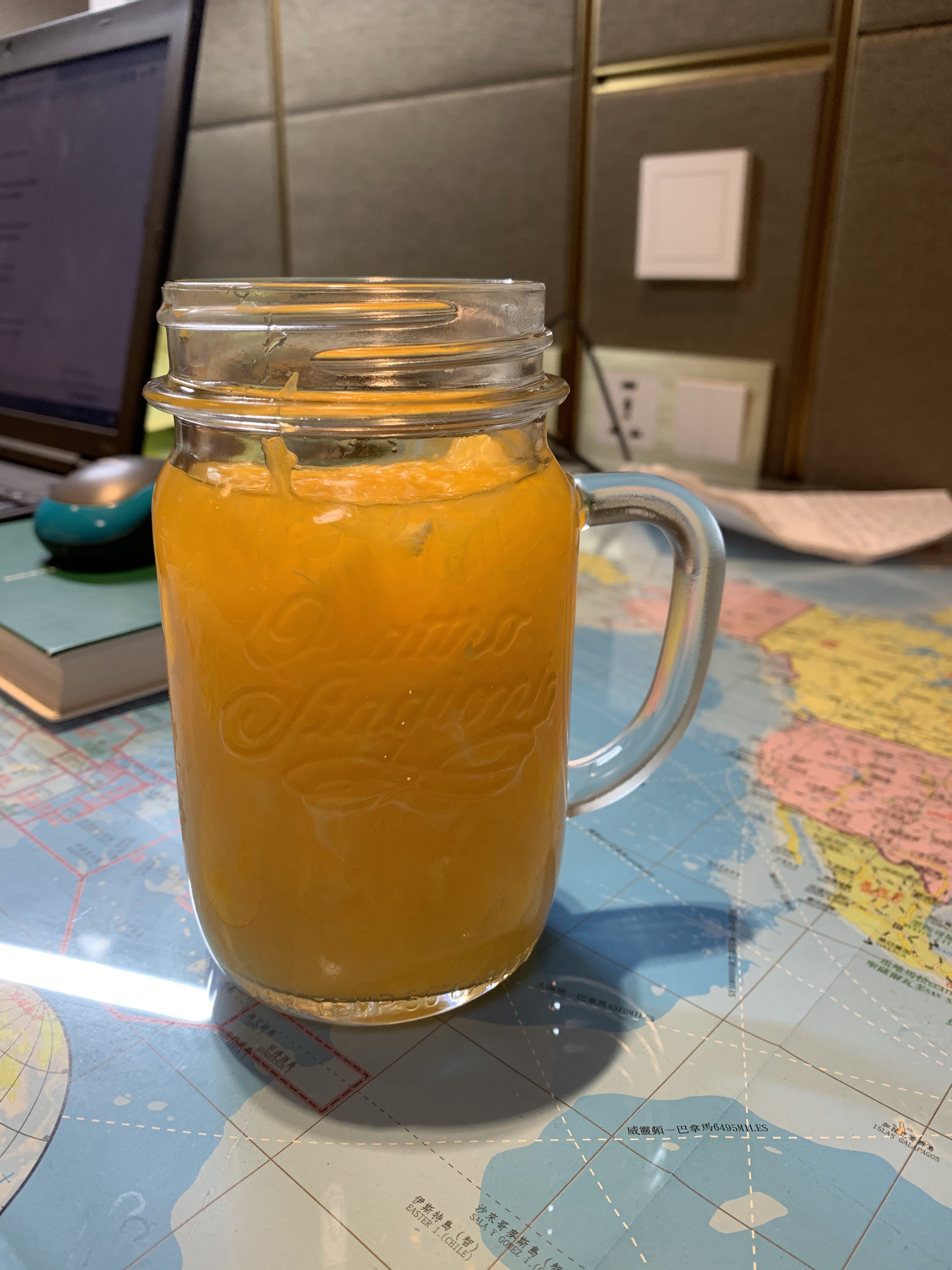 冬天一定要来一杯的热橘子水