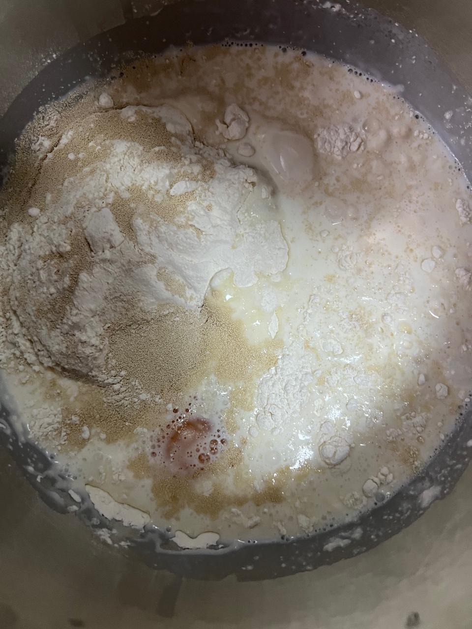 纯奶手撕吐司的做法 步骤1