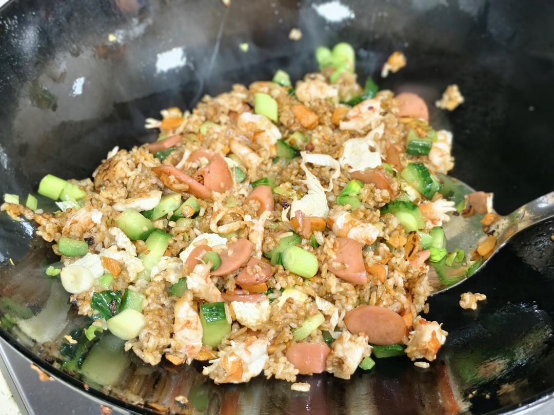 炒米饭蛋炒饭二十分钟快手家常