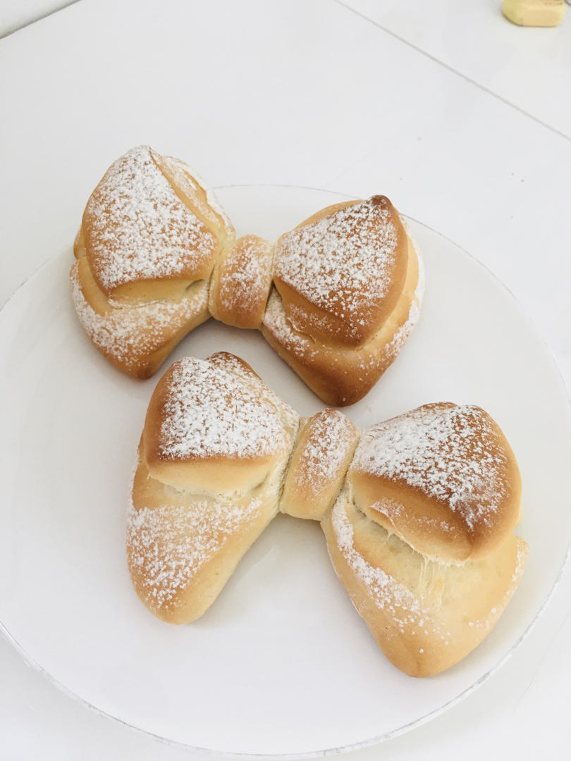 🎀新手友好—老阿姨的少女心蝴蝶结面包（多图详细）