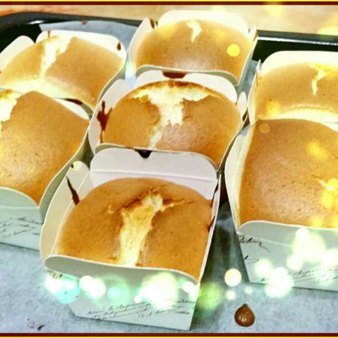 软绵绵戚风纸杯蛋糕