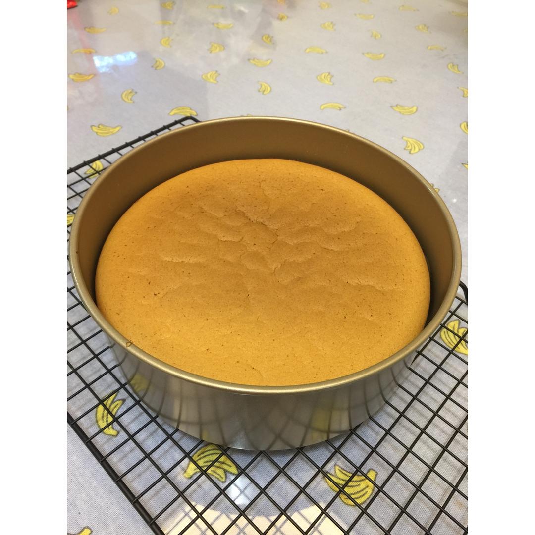 超好记八寸戚风蛋糕（后蛋法）