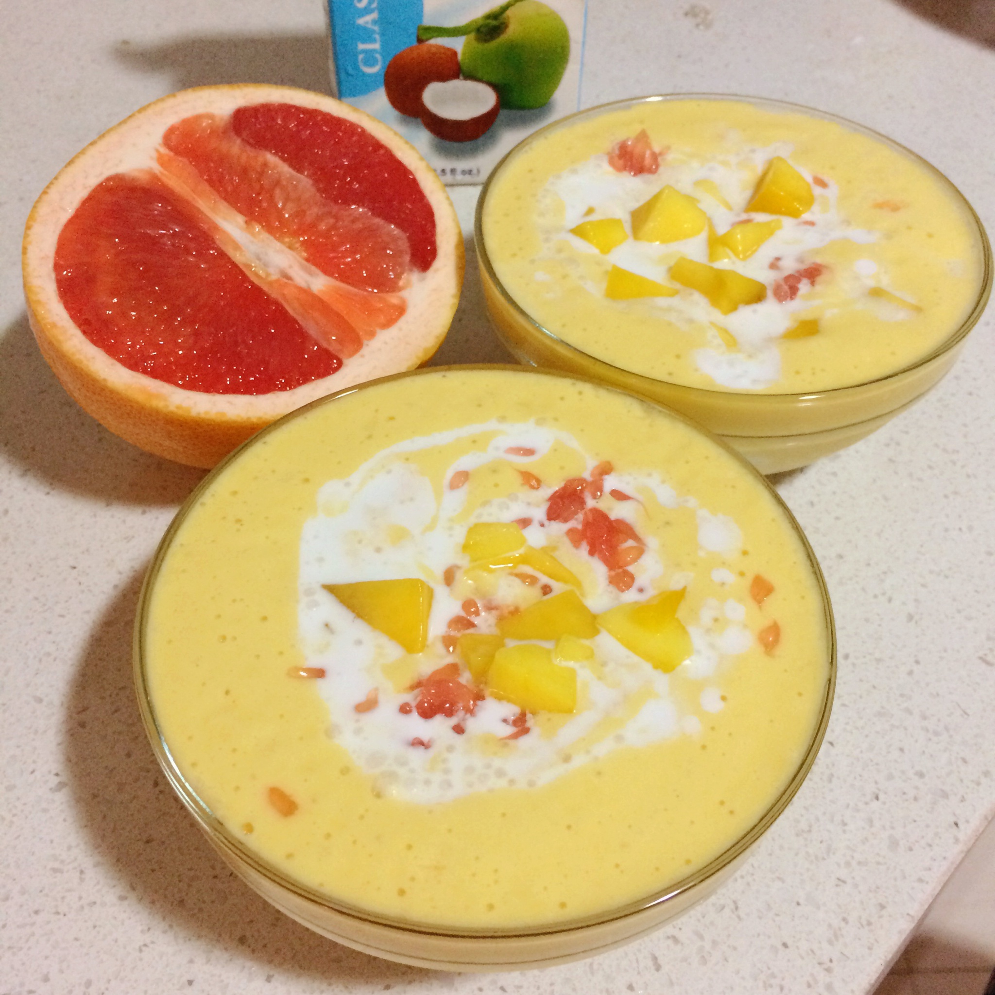 不输甜品店的杨枝甘露