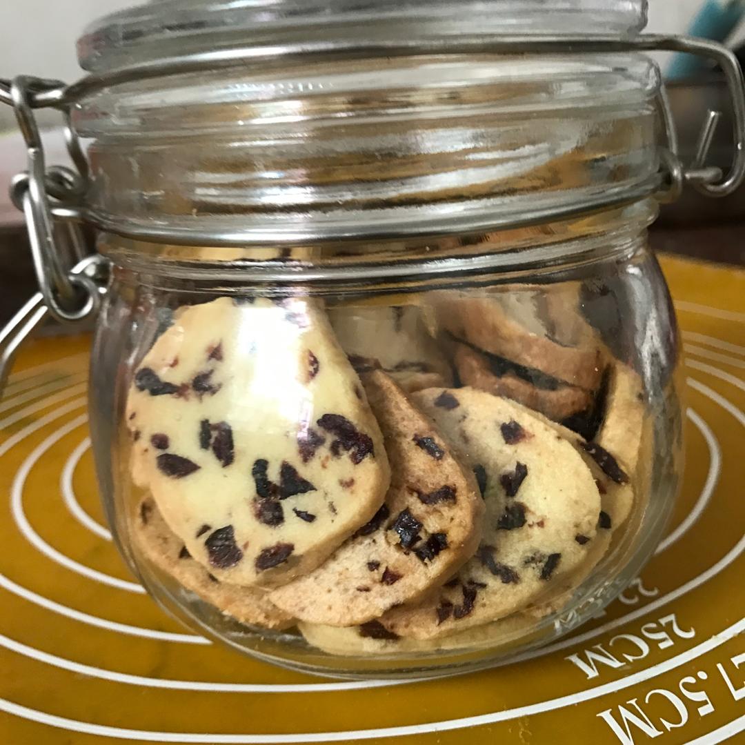 低糖少油版蔓越莓饼干
