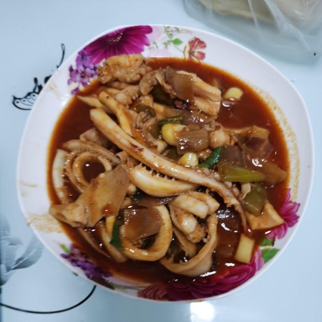 浇汁鱿鱼——简单又鲜美