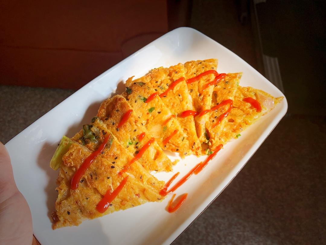 堂妈教你做泡菜饼