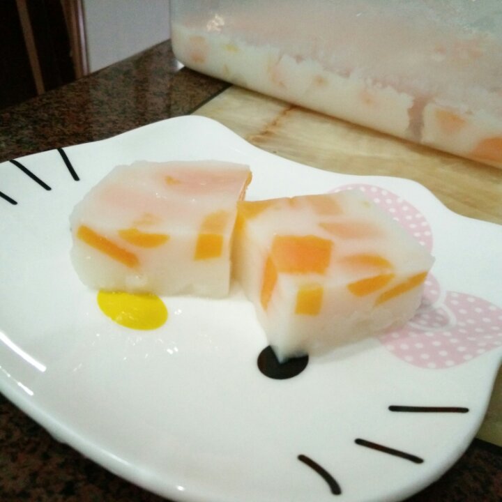 午后小甜点芒果椰汁糕教程