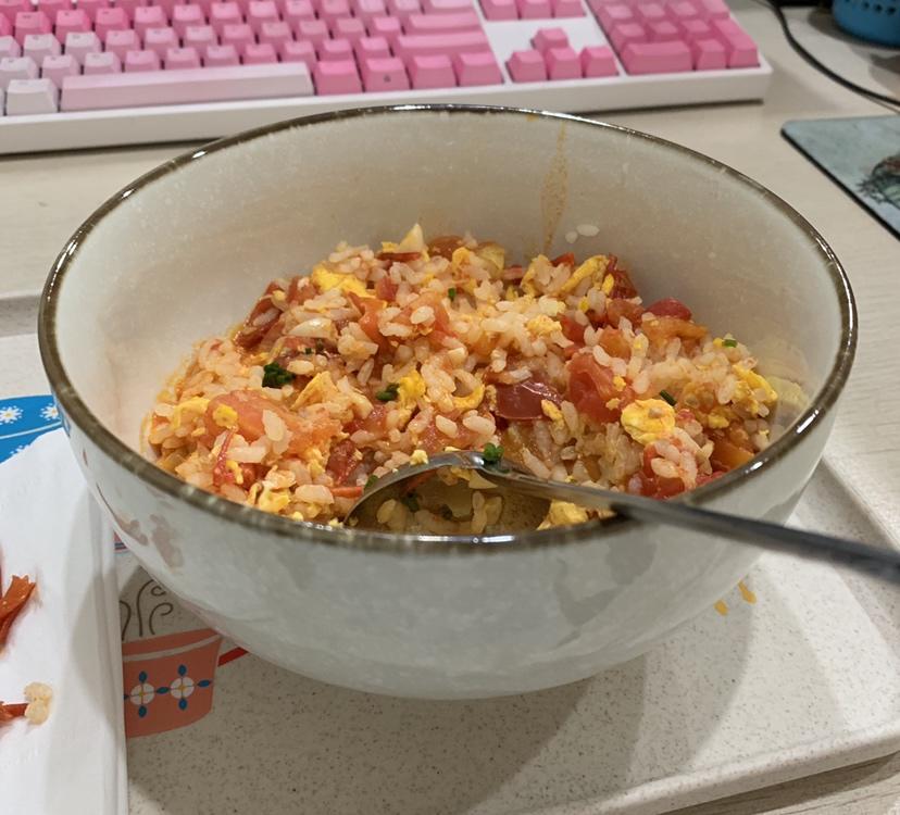 5分钟搞定超好吃的番茄🍅烩饭