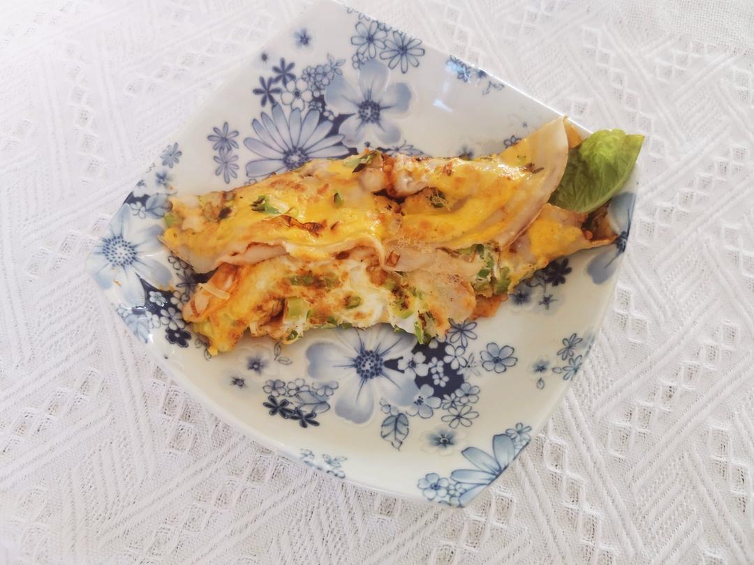 平底锅版煎饼果子