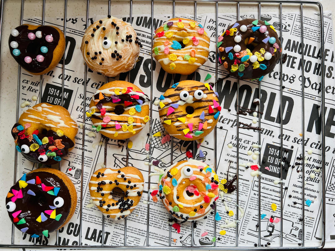 治愈系巧克力甜甜圈（12个）