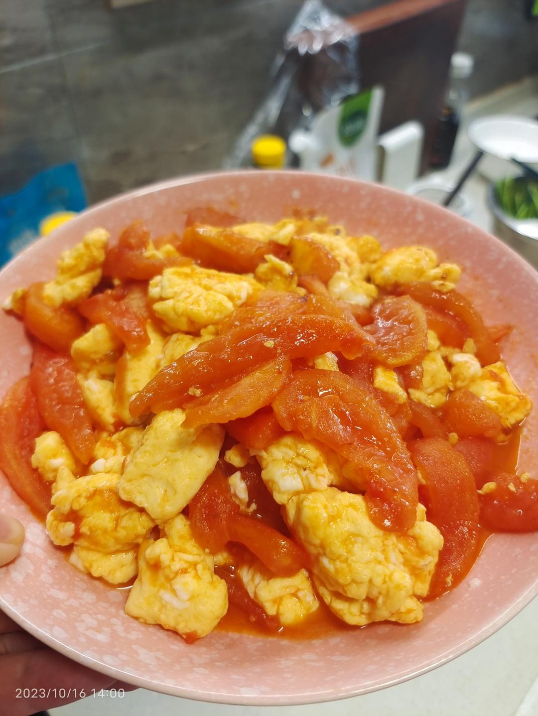 超嫩滑的番茄炒蛋