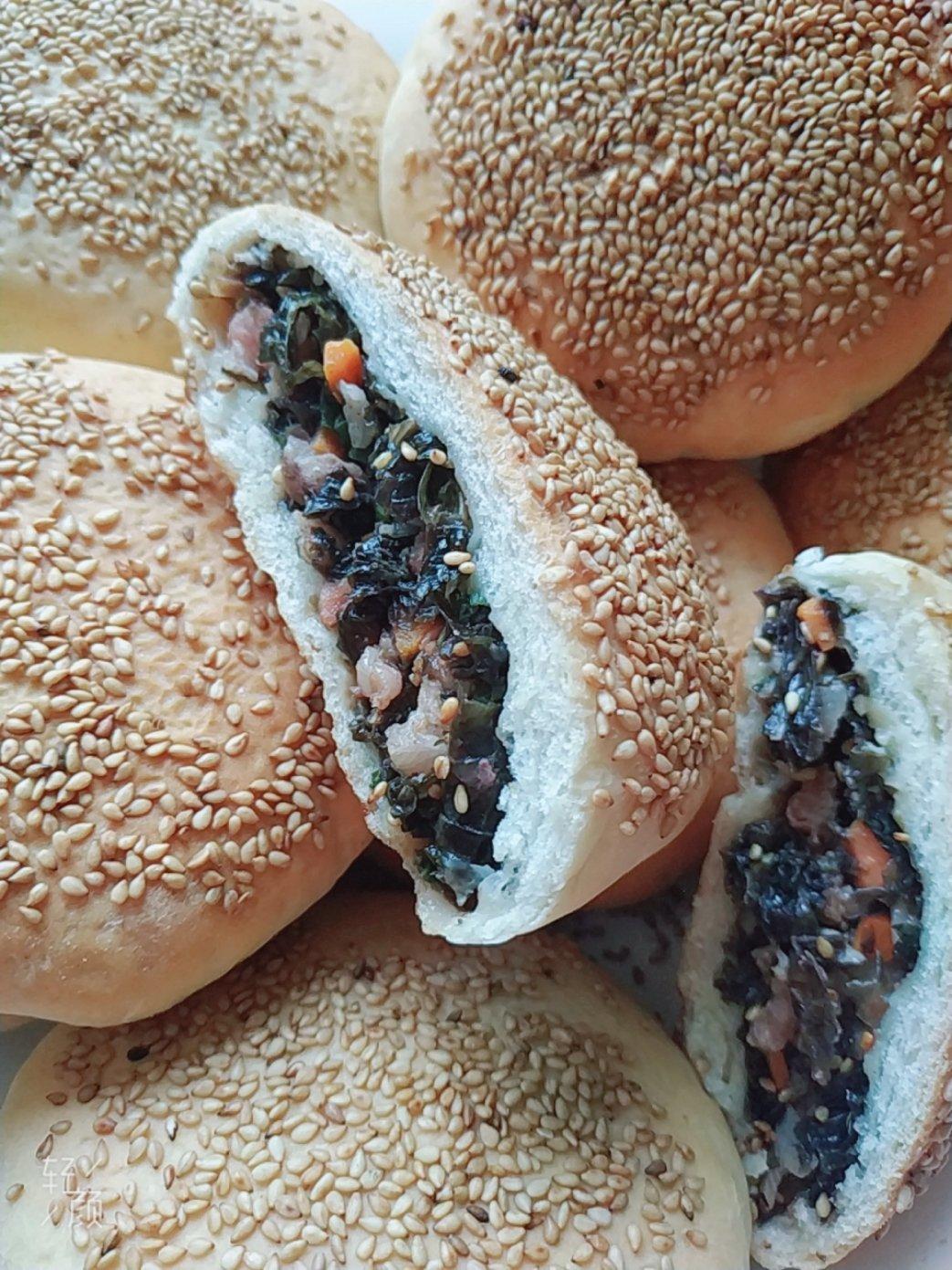 tang堡做的福清紫菜饼&光饼