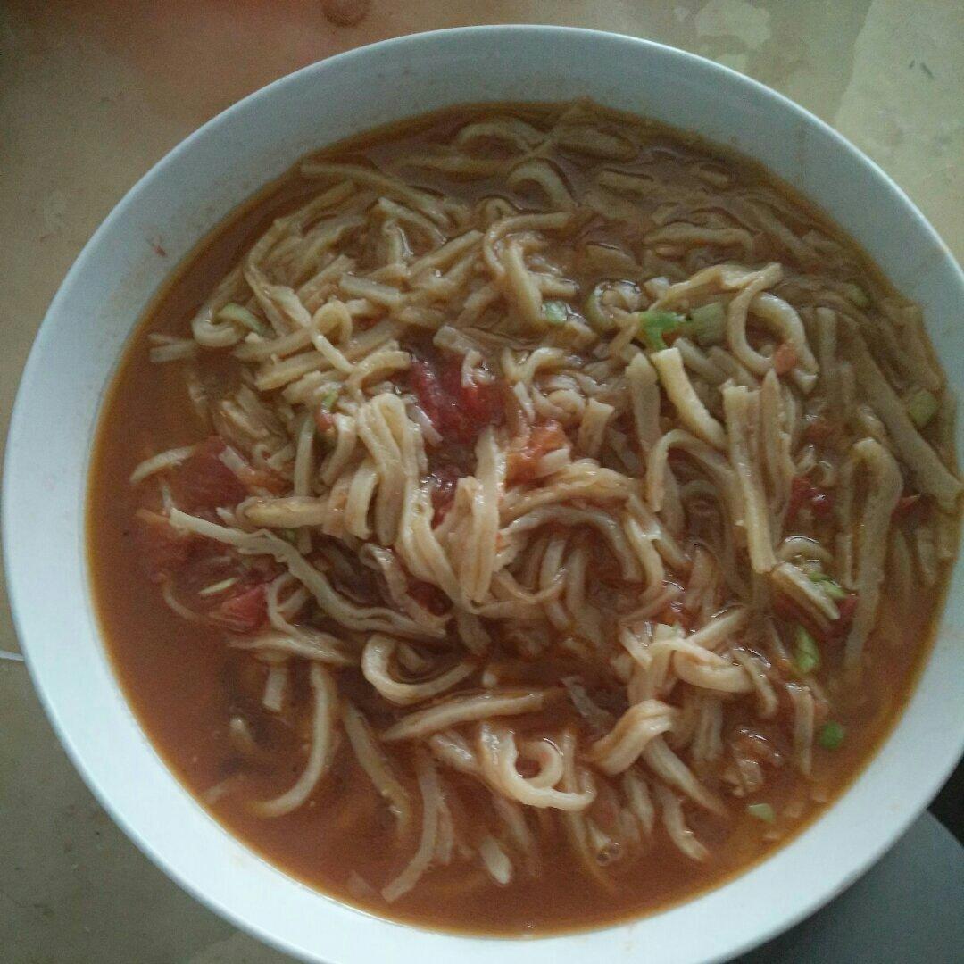 西红柿鸡蛋烩饼