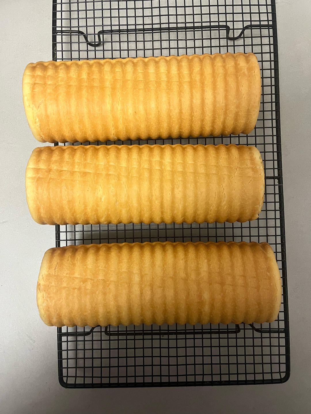 三种口味的车轮面包