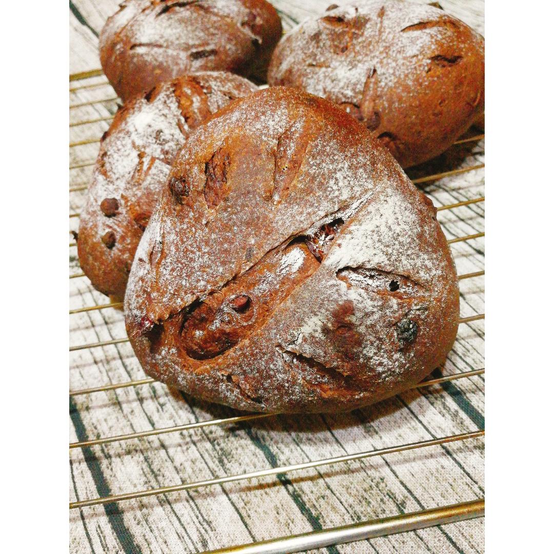 巧克力蔓越莓软欧