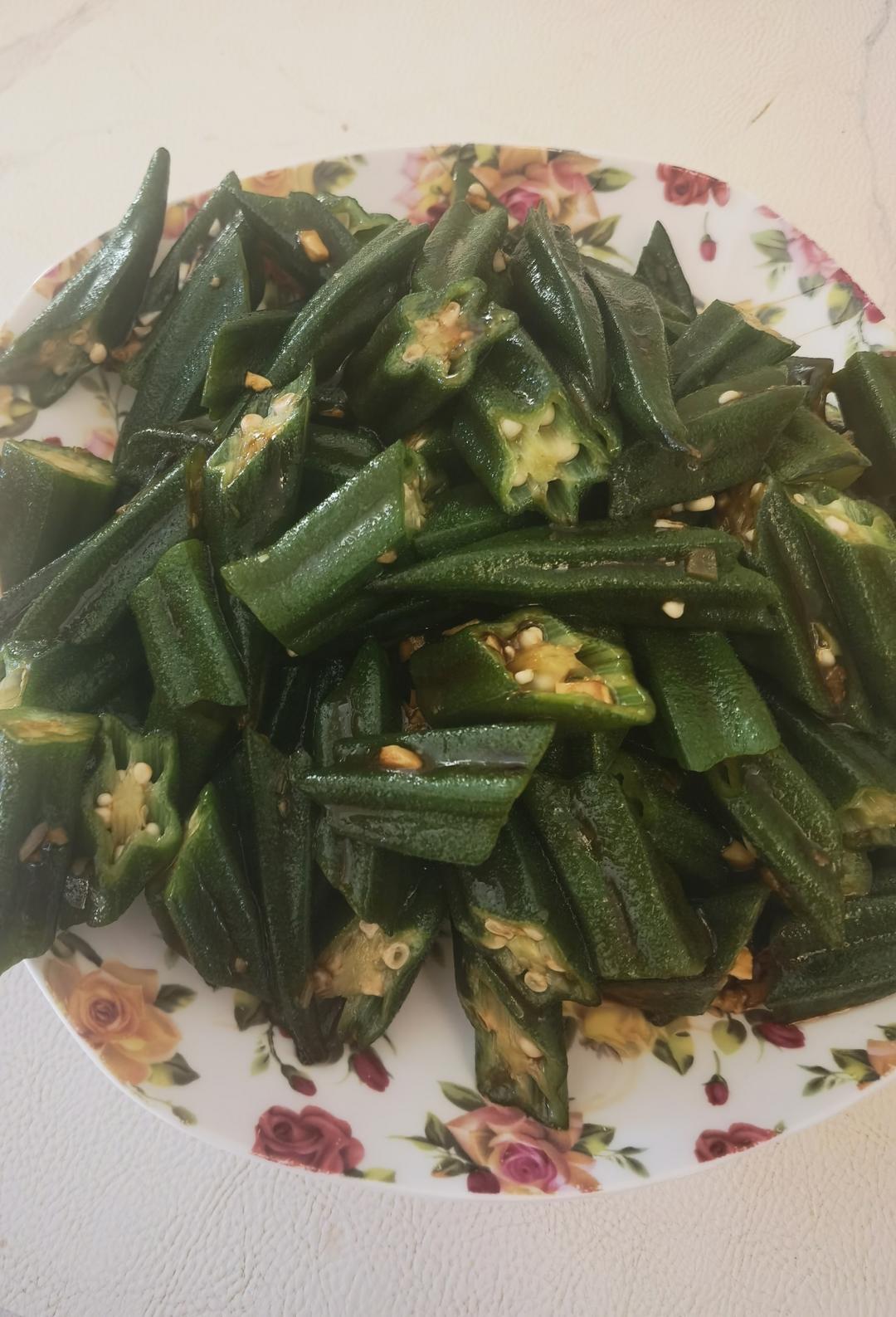蚝油秋葵