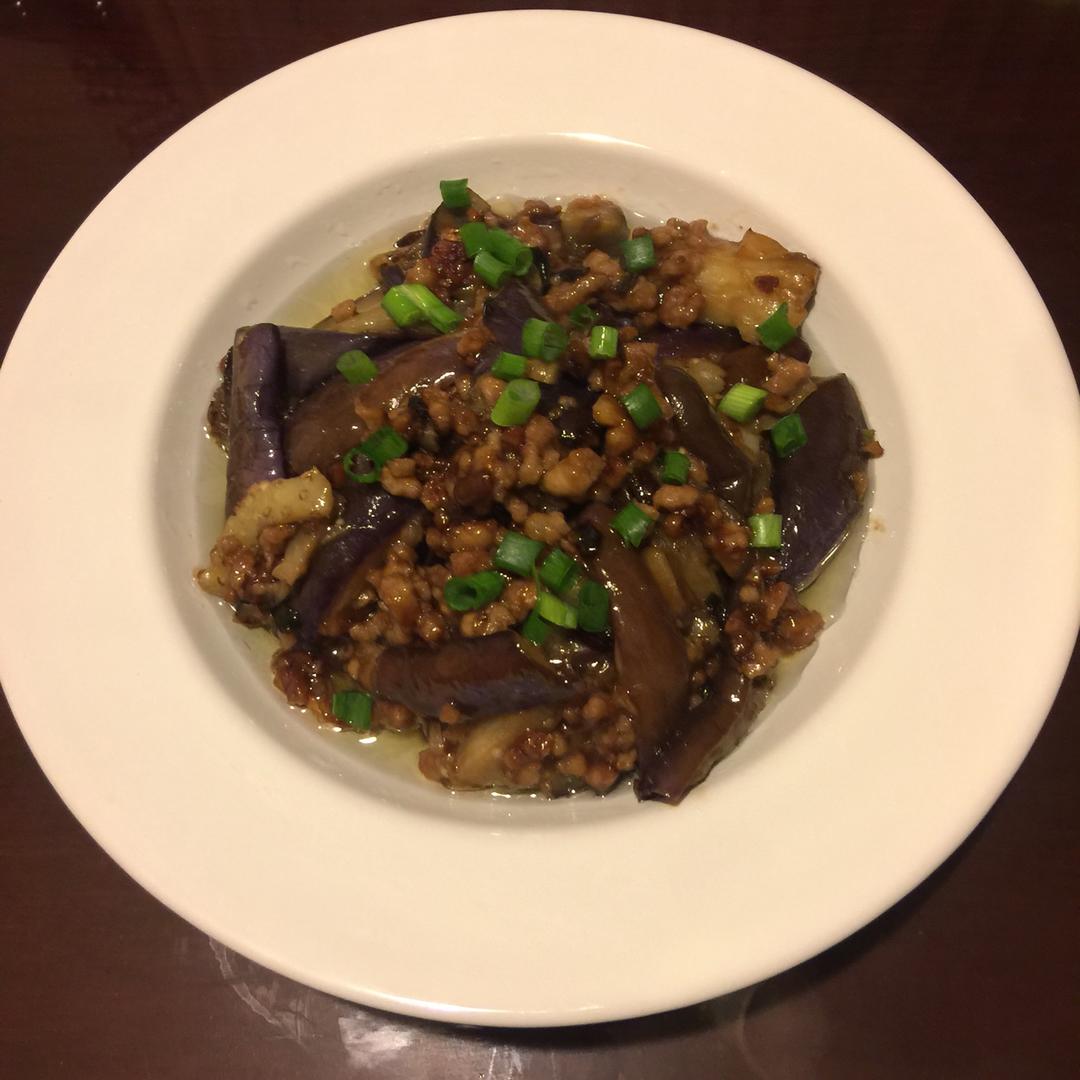 红烧肉沫茄子