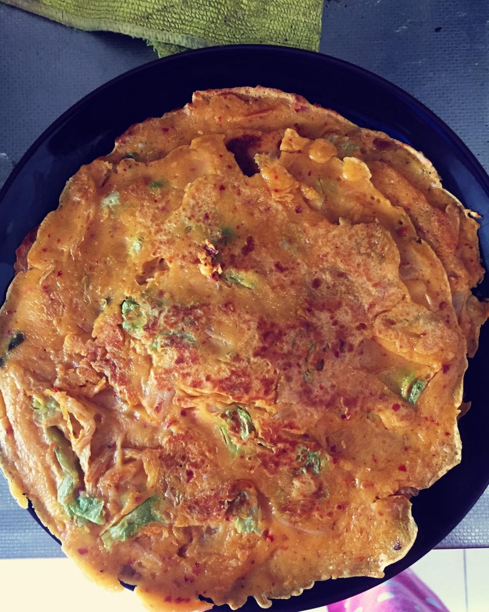 堂妈教你做泡菜饼