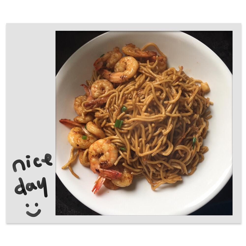 虾油炒面