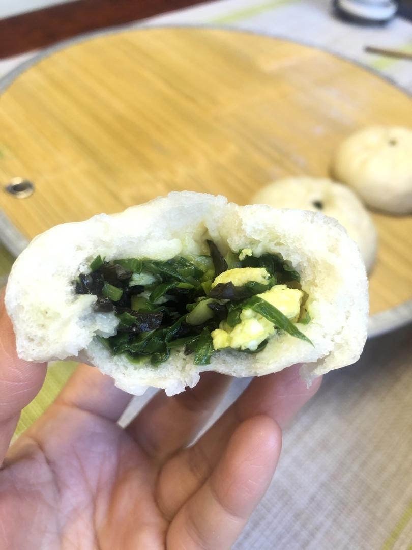 百吃不厌5个起的韭菜鸡蛋包子